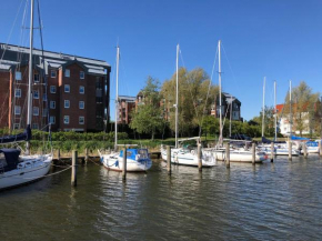 Ferienwohnung direkt am Ryck- Nähe UNI und Kliniken in Greifswald